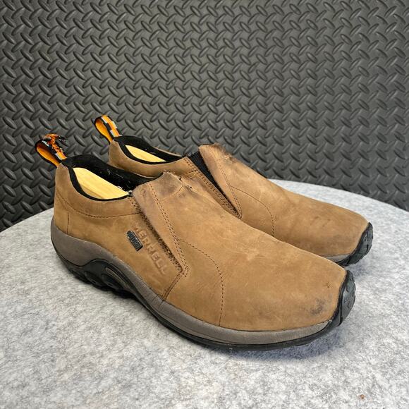 Merrell Brown Nubuck‎ Leather Jungle Moc Slip-On Shoes Mens Size 10.5 main image 6